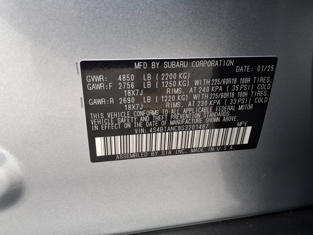 Used 2025 Subaru Outback Limited w/ Popular Package #2 AWD/4WD image 33
