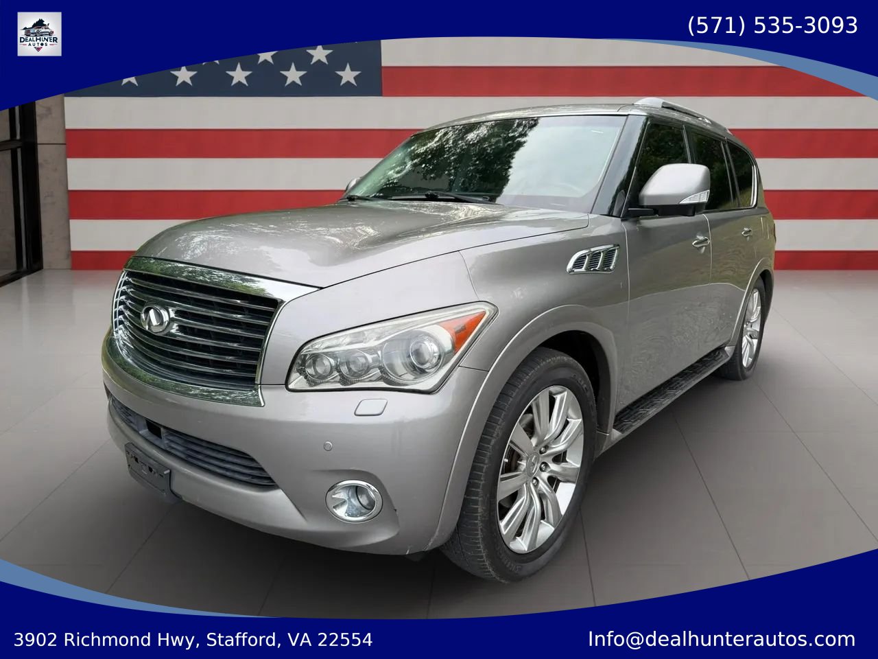 Used 2012 INFINITI QX56 4WD w/ Deluxe Touring Pkg image 1