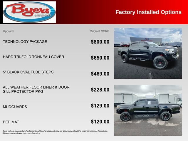 Used 2018 Toyota Tacoma TRD Sport w/ Technology Package AWD/4WD image 10