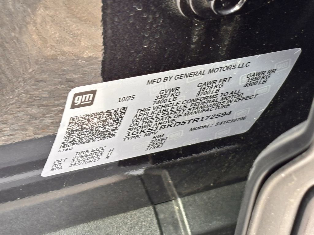 New 2026 GMC Yukon Elevation w/ LPO, Floor Liner Package image 24