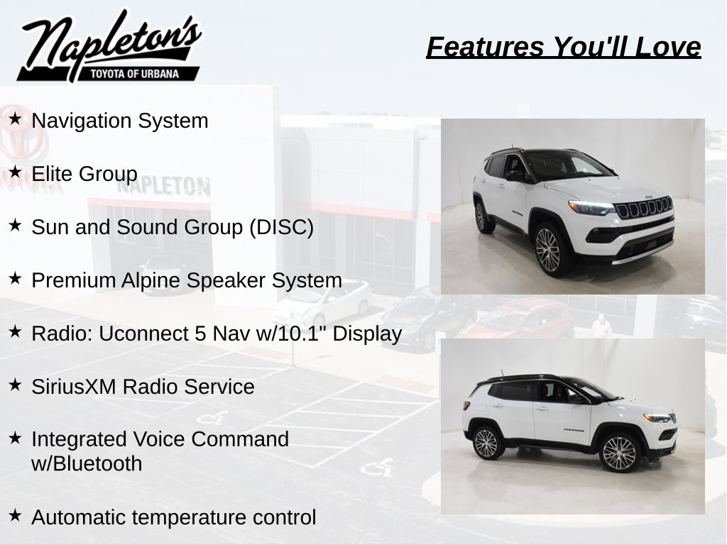 Used 2023 Jeep Compass Limited w/ Elite Group AWD/4WD image 6