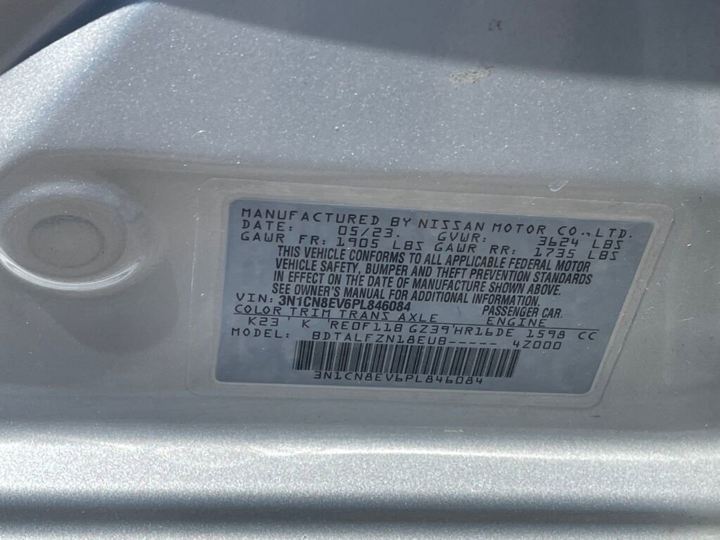 Used 2023 Nissan Versa SV FWD image 34