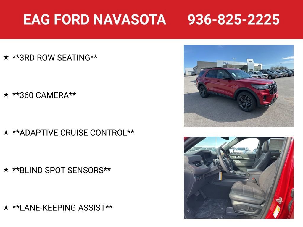 New 2026 Ford Explorer ST w/ Sun And Sound Package image 8
