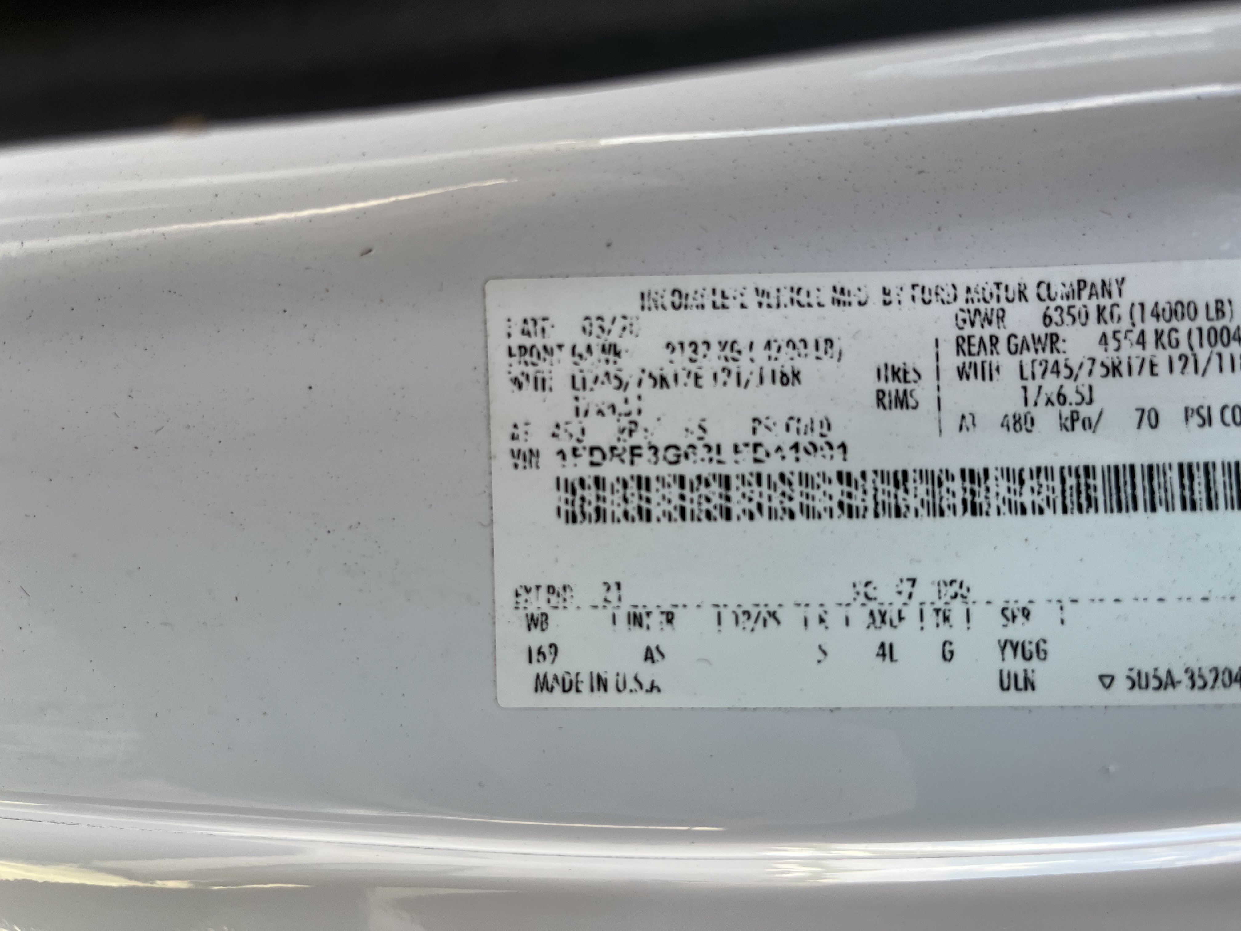 Used 2020 Ford F350 XL w/ XL Value Package RWD image 18