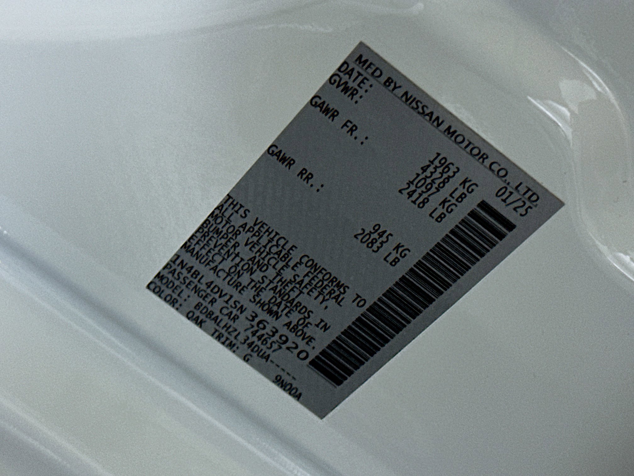 Used 2025 Nissan Altima 2.5 SV image 12