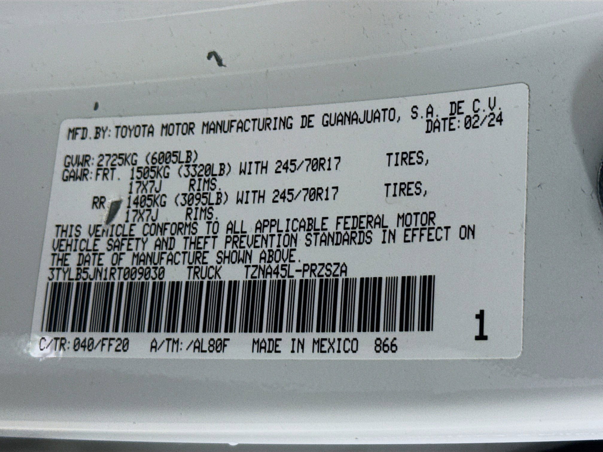 Used 2024 Toyota Tacoma SR5 image 37