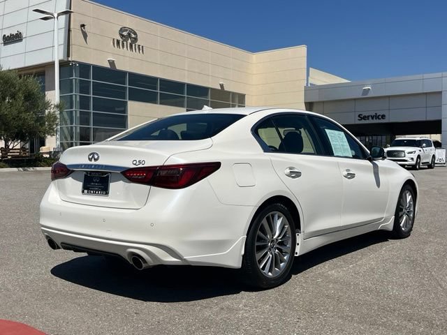 Certified 2023 INFINITI Q50 Luxe w/ Cargo Package RWD image 4