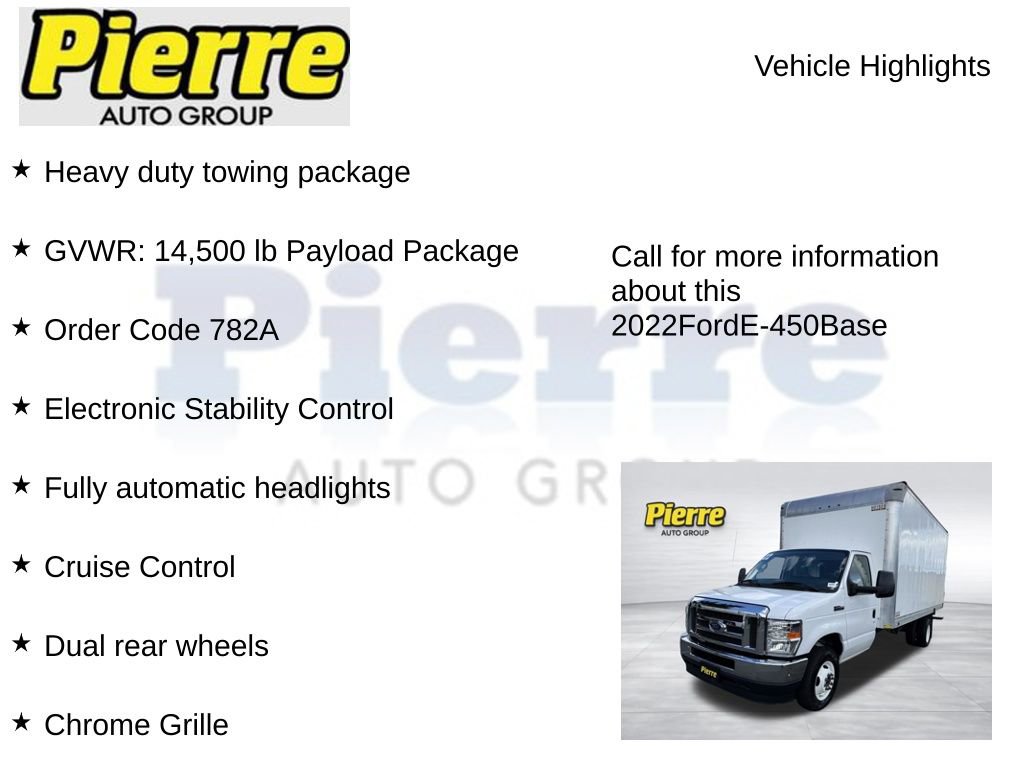 Used 2022 Ford E-450 and Econoline 450 Super Duty w/ Power Windows & Locks Group RWD image 7