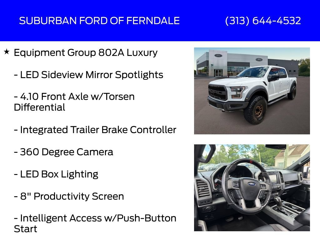 Used 2019 Ford F150 Raptor w/ Equipment Group 802A Luxury AWD/4WD image 13