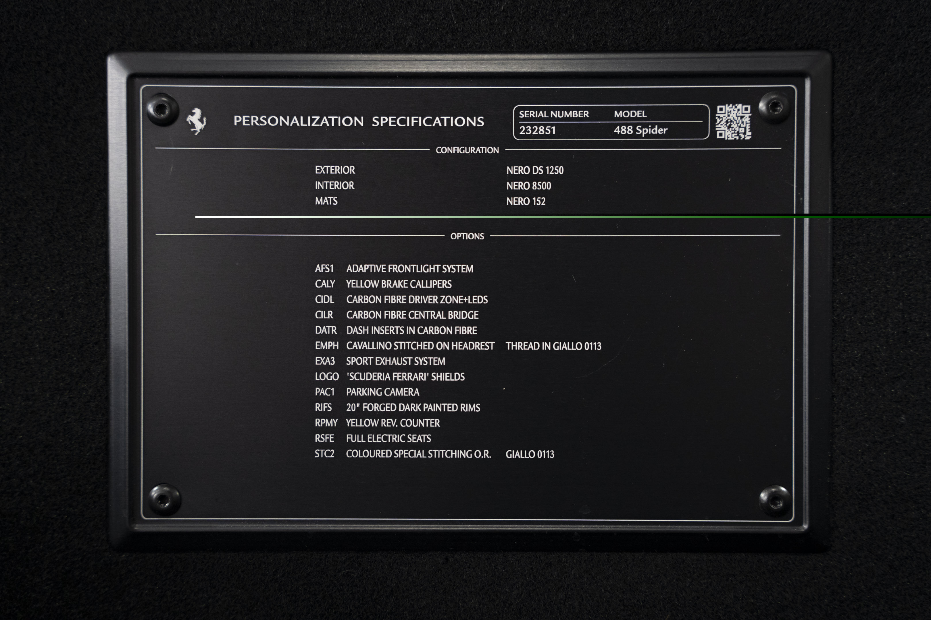 Certified 2018 Ferrari 488 Spider RWD image 54