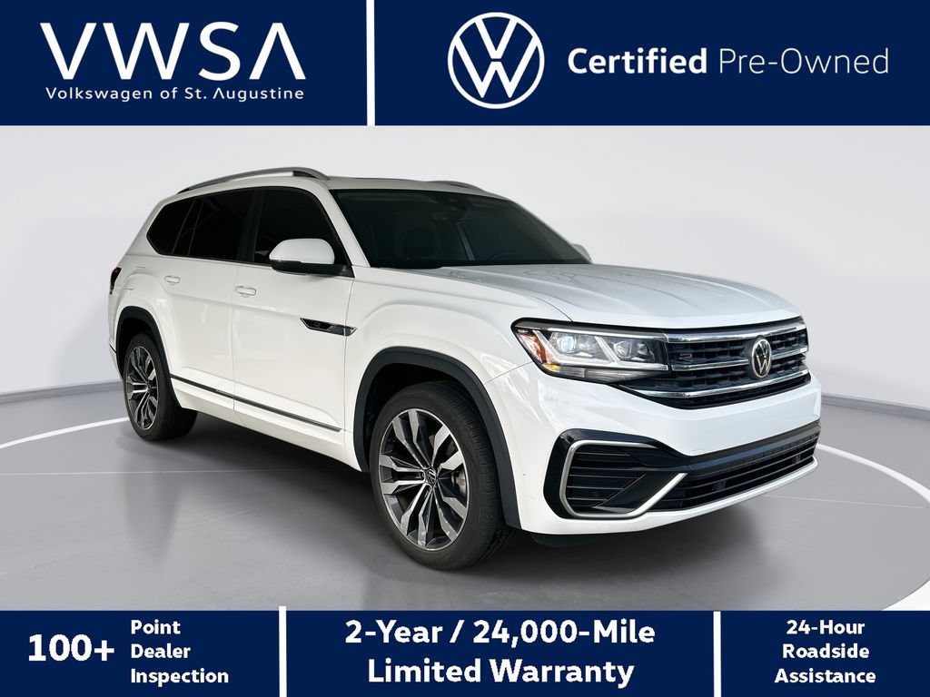 Certified 2021 Volkswagen Atlas SEL R-Line AWD/4WD image 1