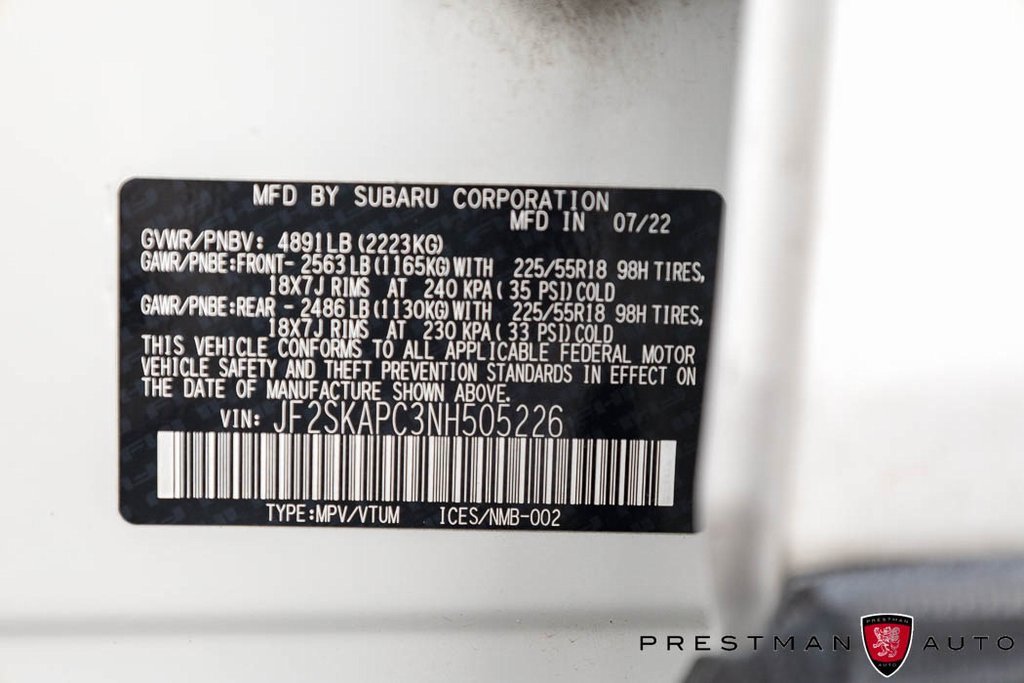 Used 2022 Subaru Forester Limited w/ Popular Package #3 image 45