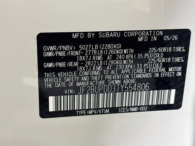 New 2026 Subaru Outback Limited AWD/4WD image 33