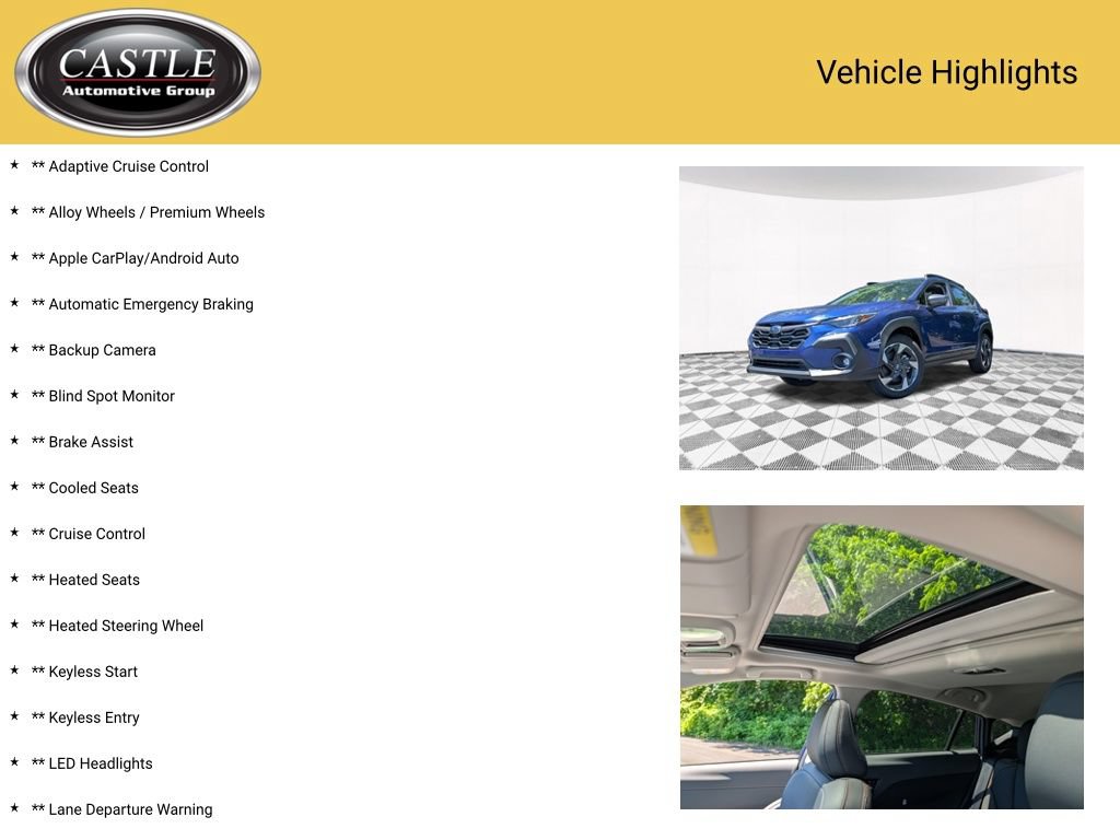 Certified 2025 Subaru Crosstrek 2.5i Limited w/ Popular Package #3A AWD/4WD image 4