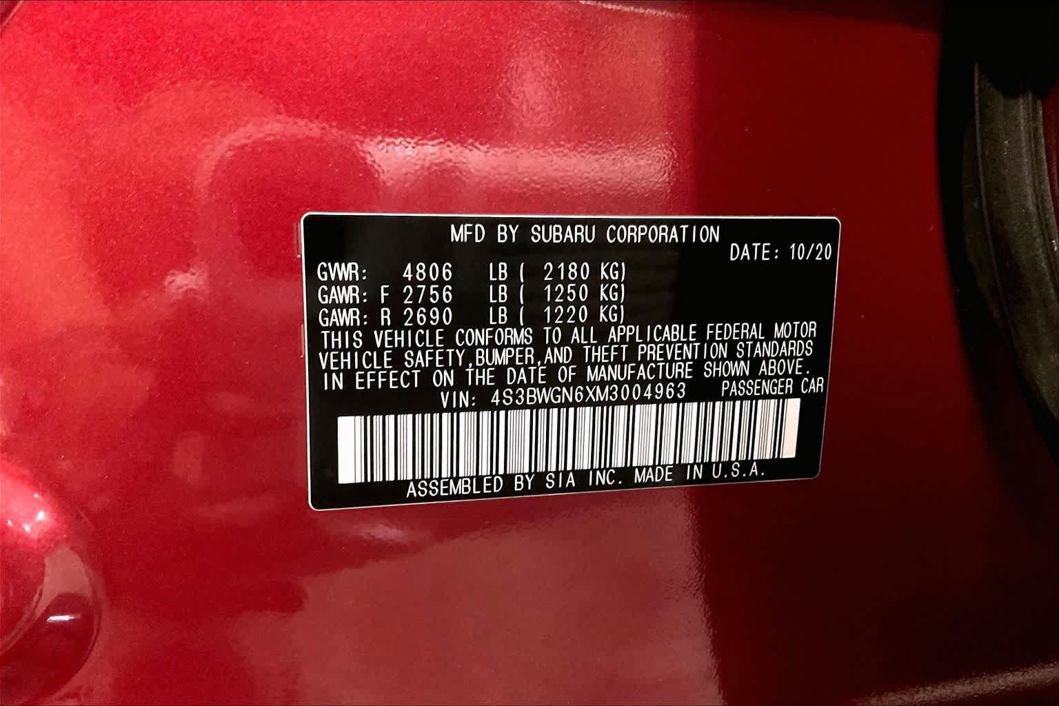 Used 2021 Subaru Legacy Limited XT AWD/4WD image 37