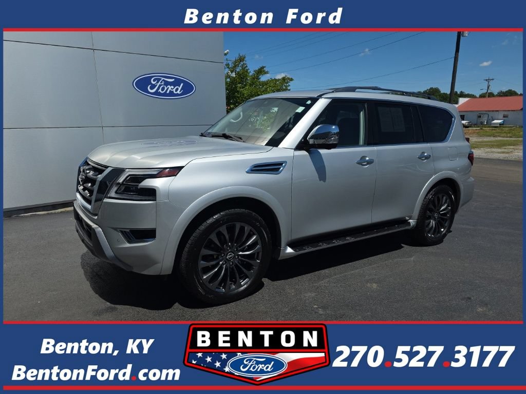 Used 2023 Nissan Armada Platinum w/ Captain's Chairs Package AWD/4WD image 1
