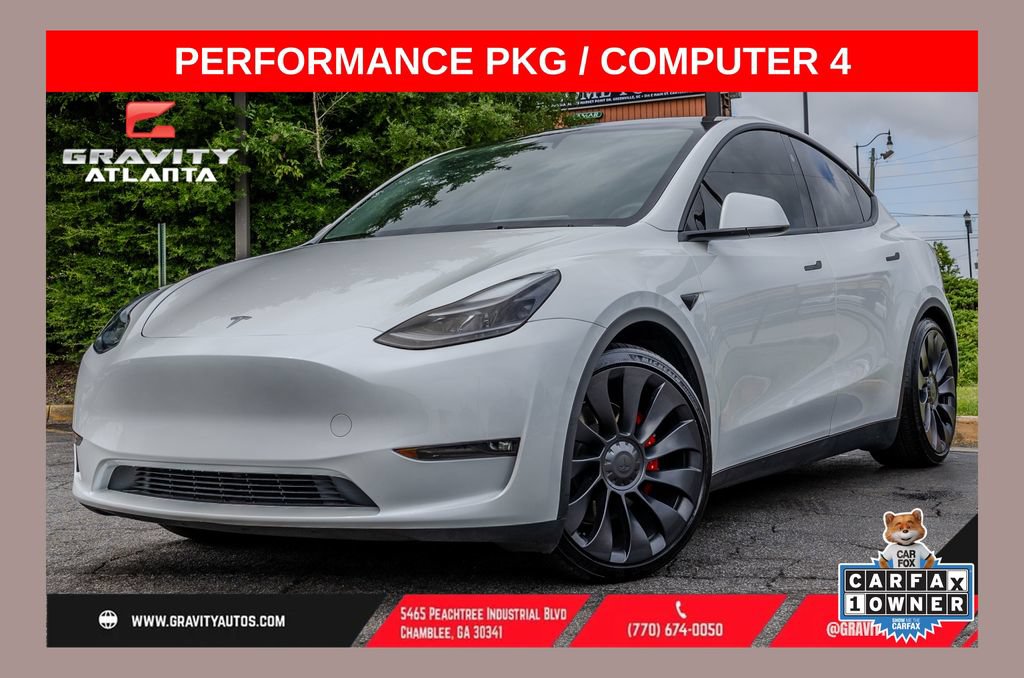 Used 2024 Tesla Model Y Performance AWD/4WD image 1