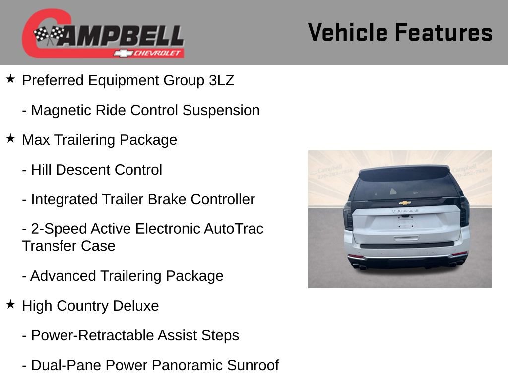 Used 2025 Chevrolet Tahoe High Country image 26