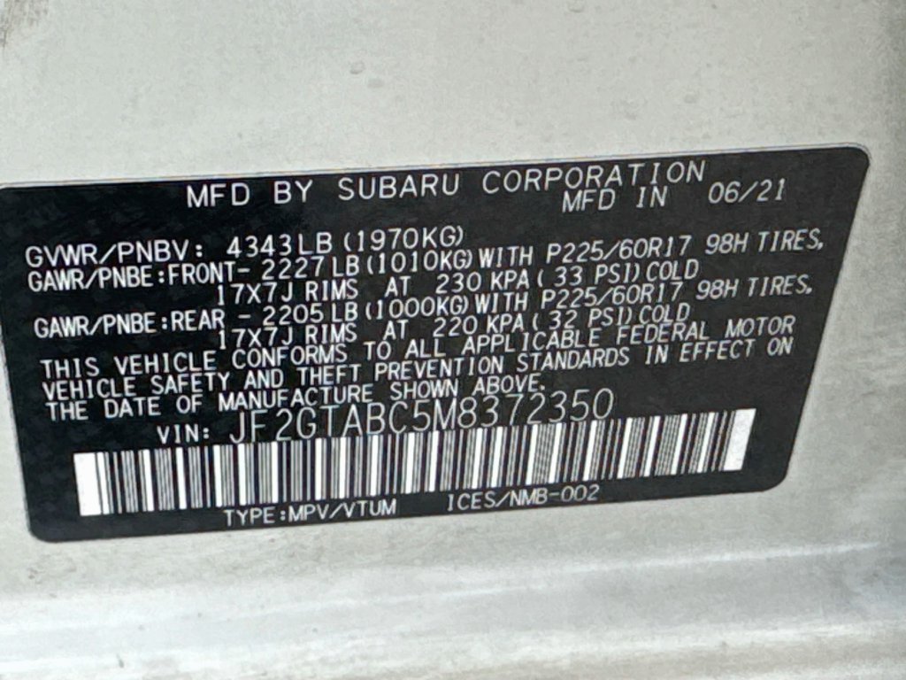 Used 2021 Subaru Crosstrek 2.0i AWD/4WD image 37