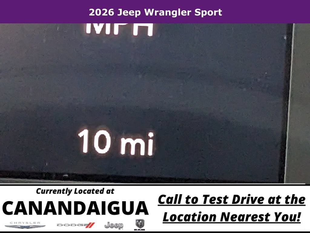 New 2026 Jeep Wrangler Unlimited Sport AWD/4WD image 18