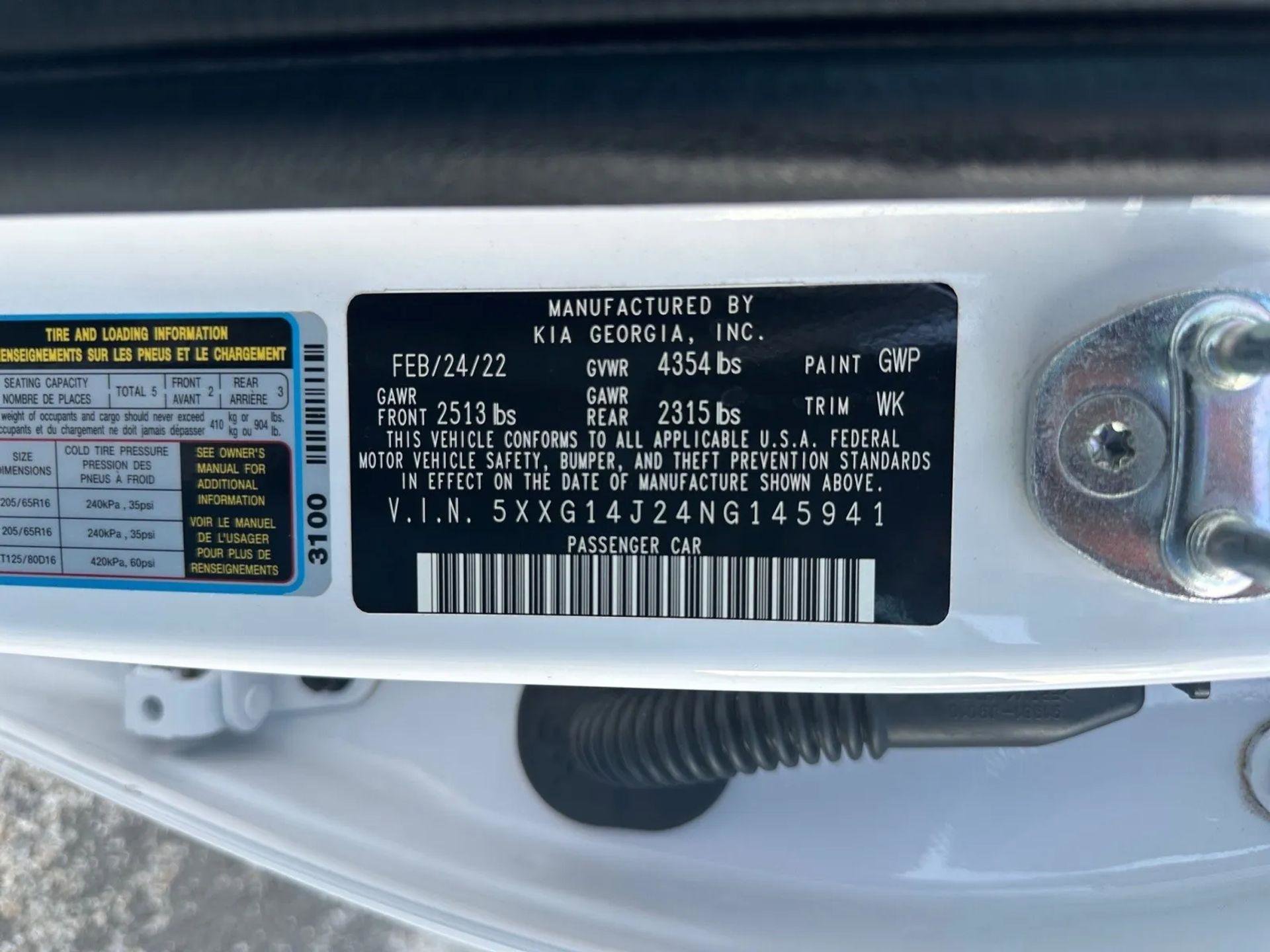 Used 2022 Kia K5 LXS FWD image 24