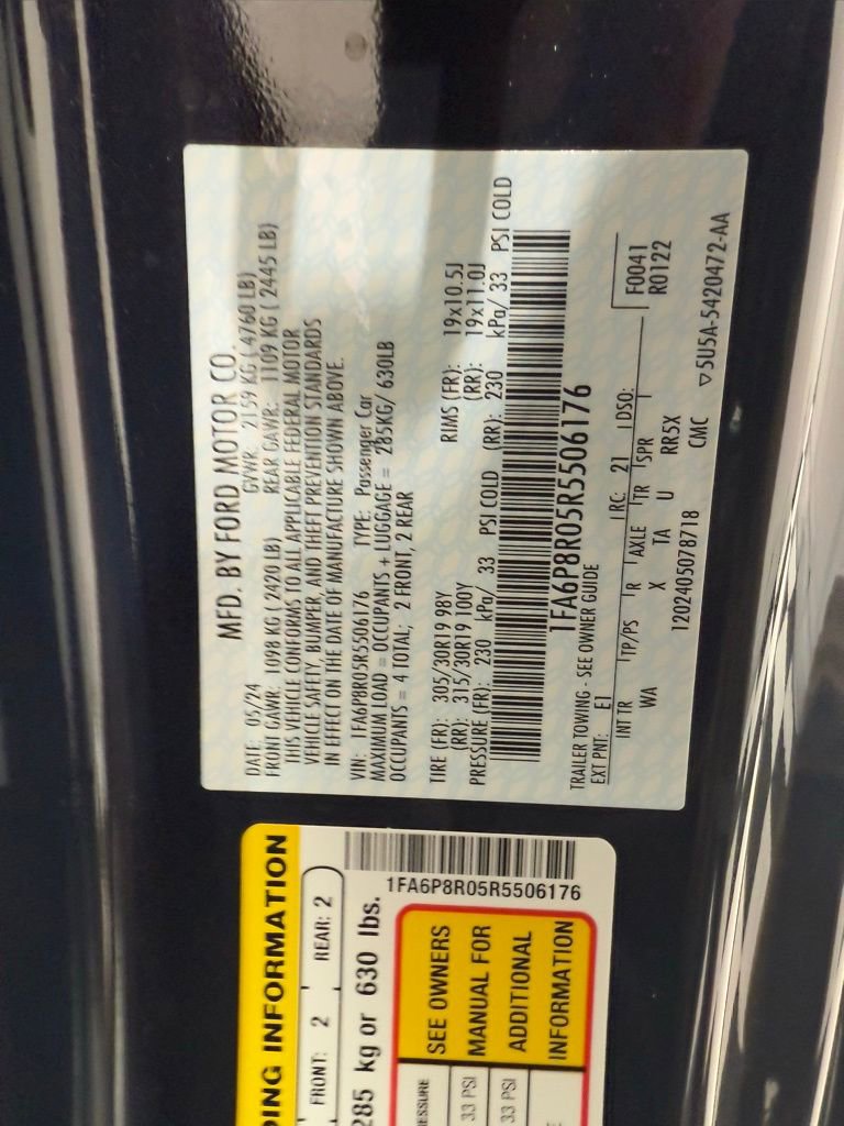 Used 2024 Ford Mustang Dark Horse w/ Dark Horse Handlin Package RWD image 29