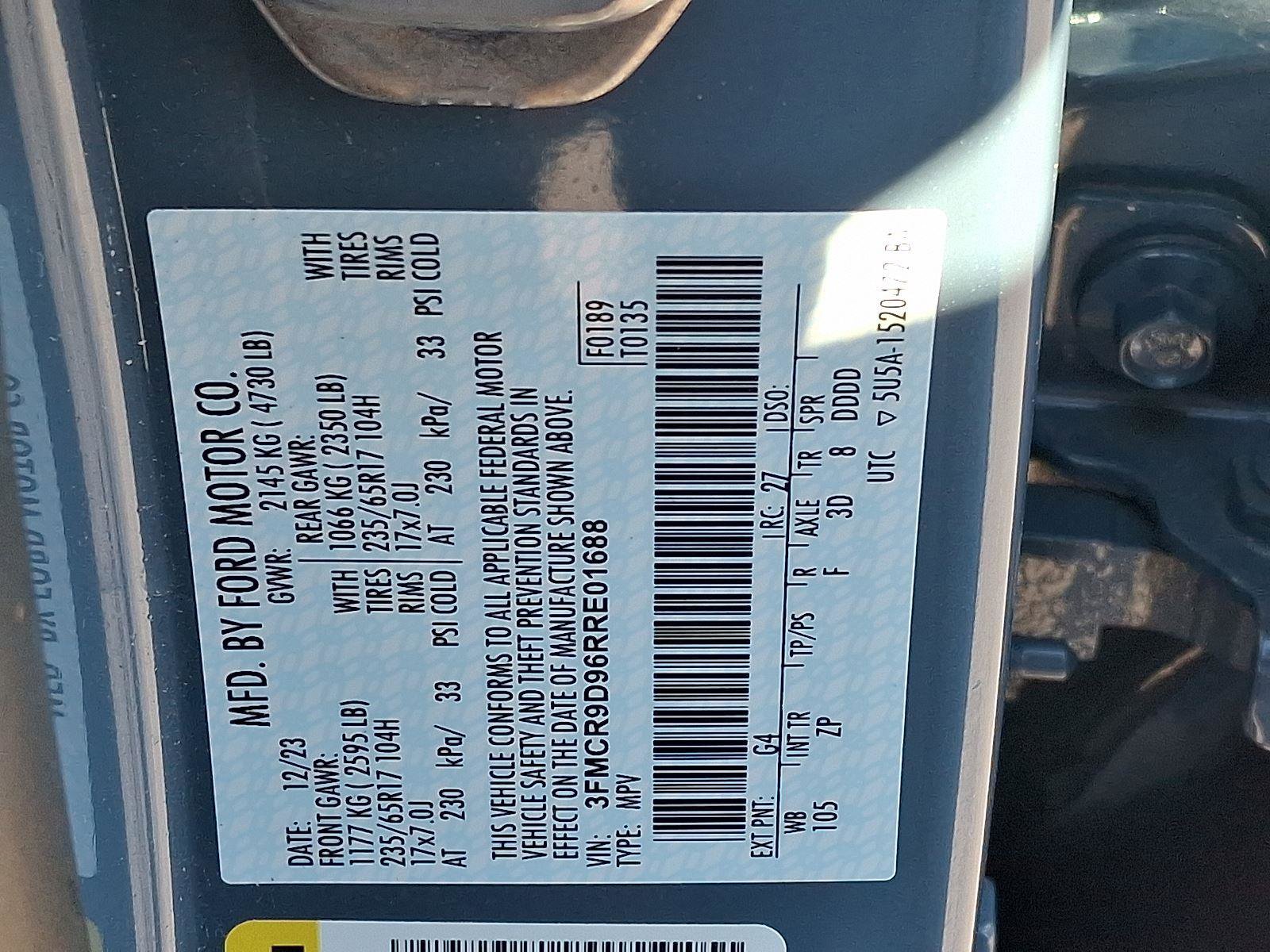 Used 2024 Ford Bronco Sport Badlands w/ Premium Package image 37