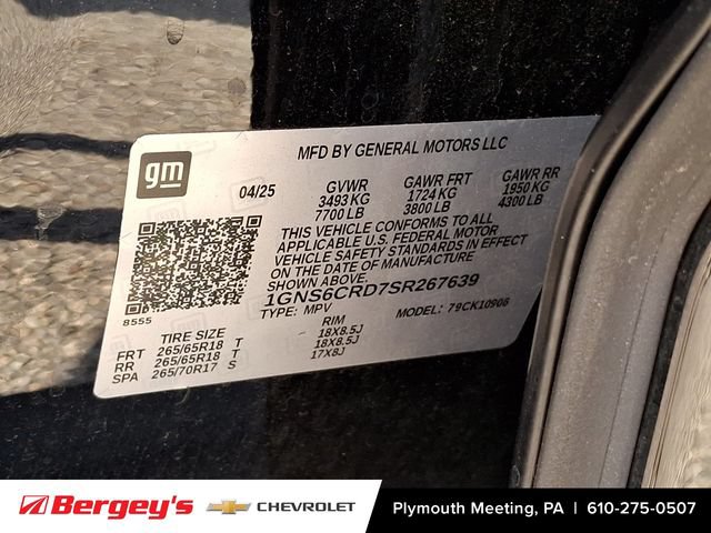 Certified 2025 Chevrolet Suburban LT AWD/4WD image 29