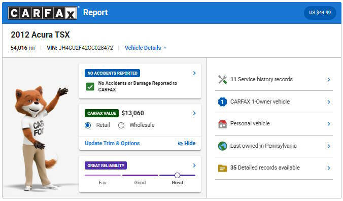 Used 2012 Acura TSX Sedan image 27