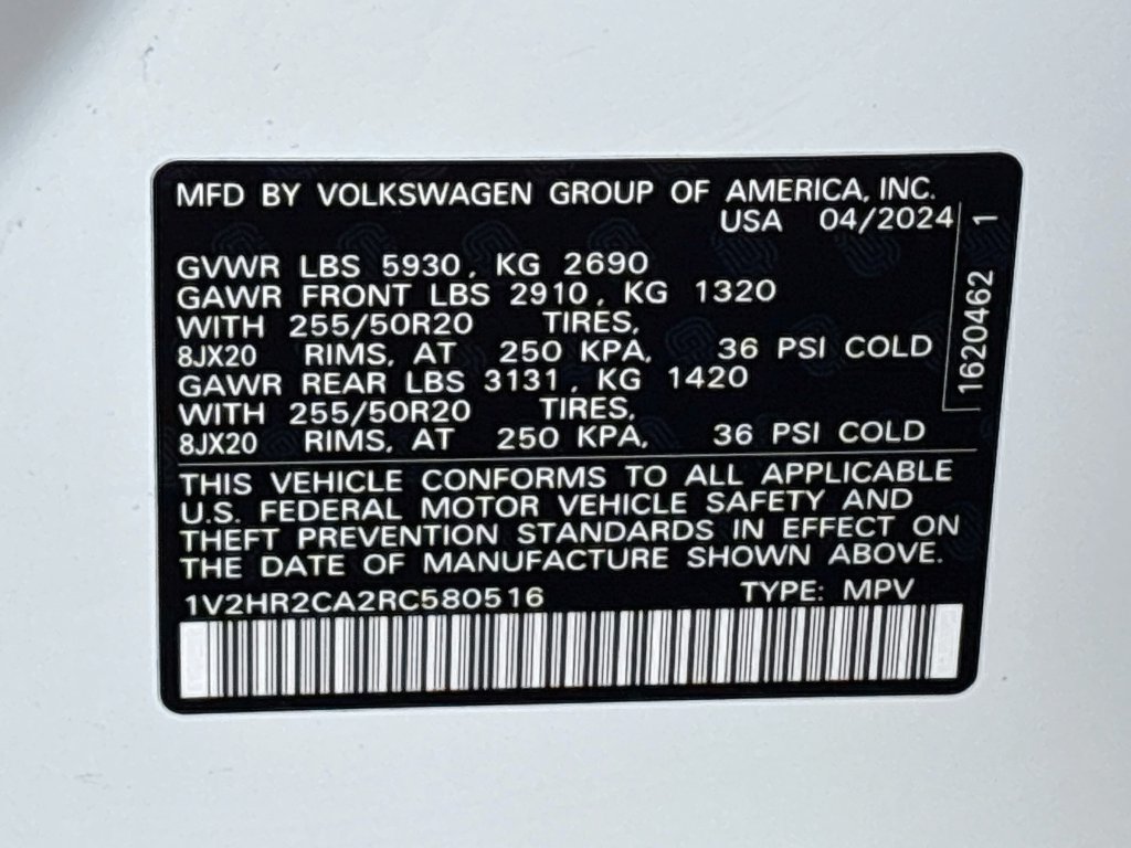 Used 2024 Volkswagen Atlas SE AWD/4WD image 35