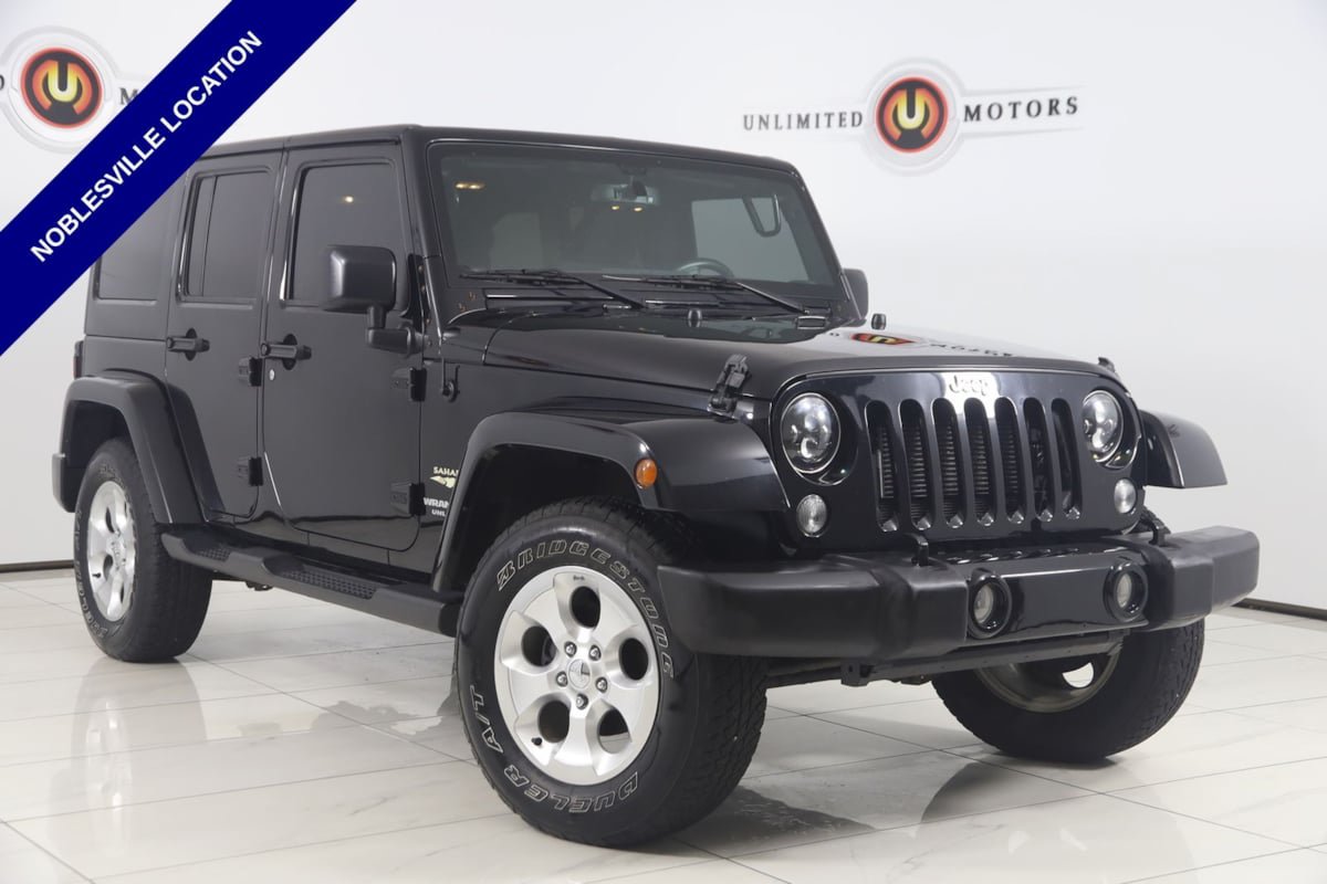 Used 2015 Jeep Wrangler Unlimited Sahara w/ Connectivity Group AWD/4WD image 1