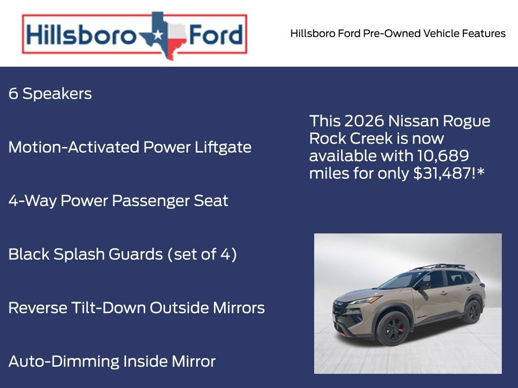 Used 2026 Nissan Rogue SV w/ Rock Creek Premium Package AWD/4WD image 9