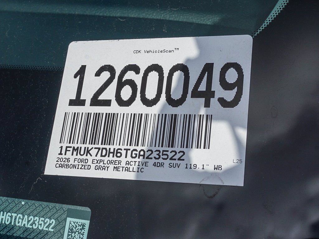 New 2026 Ford Explorer Active w/ Active Comfort Package RWD image 26