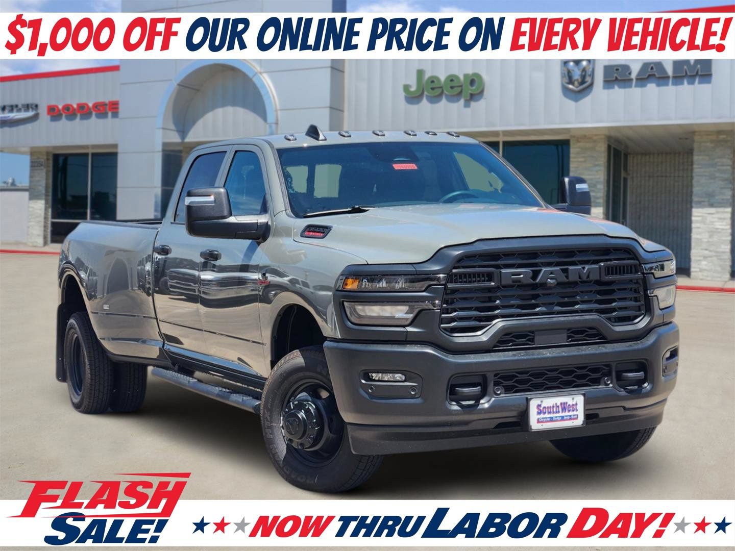 New 2026 RAM 3500 Tradesman AWD/4WD 360° Tour