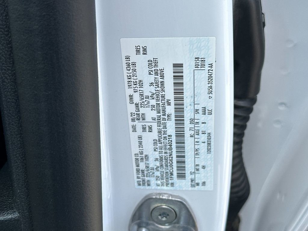 Certified 2022 Ford Escape SE FWD image 27