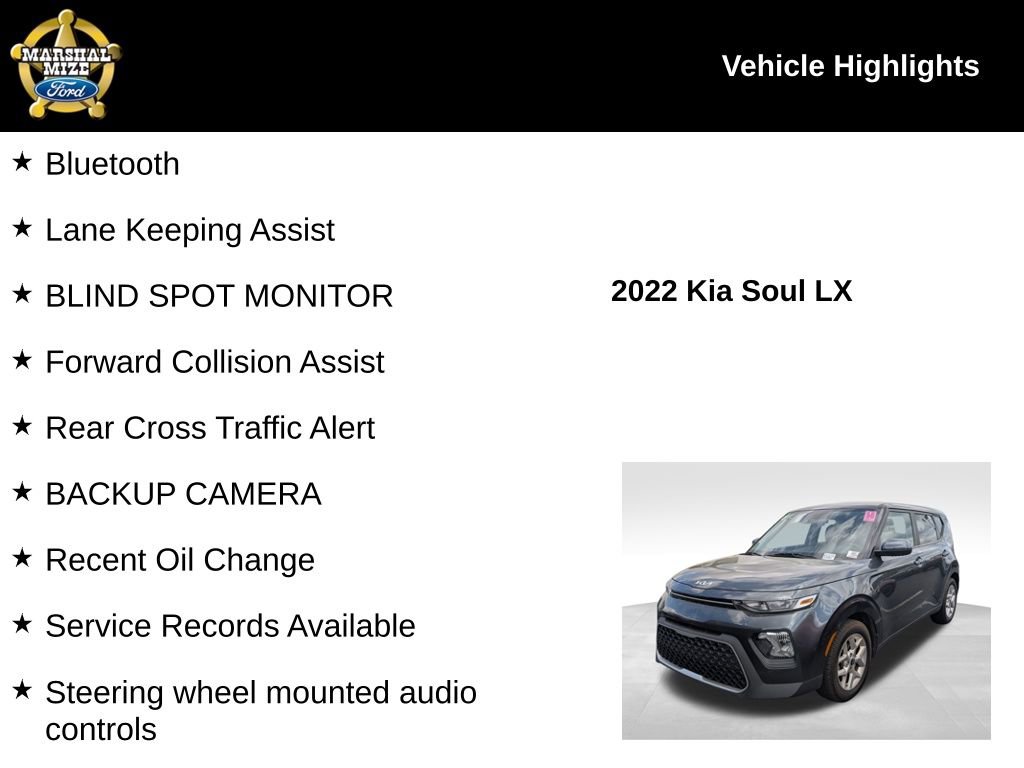 Used 2022 Kia Soul LX w/ Technology Package FWD image 2
