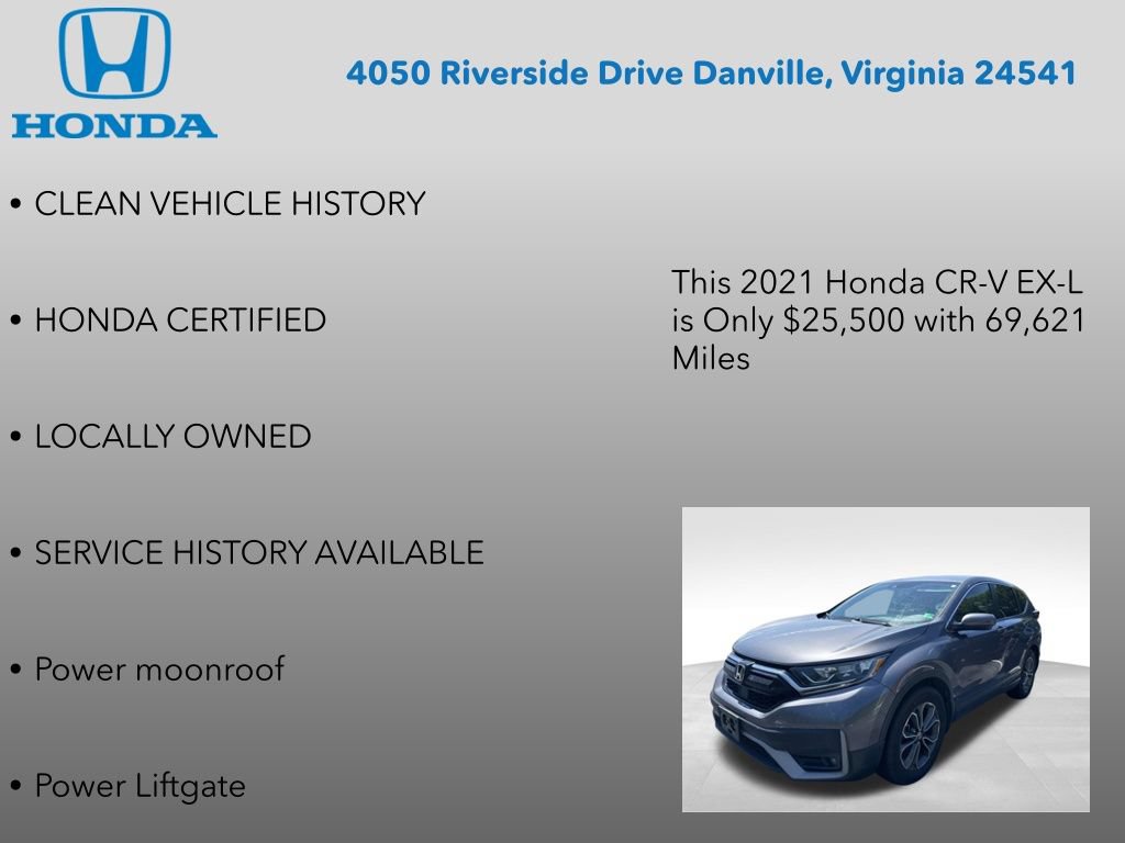 Used 2021 Honda CR-V EX-L image 7