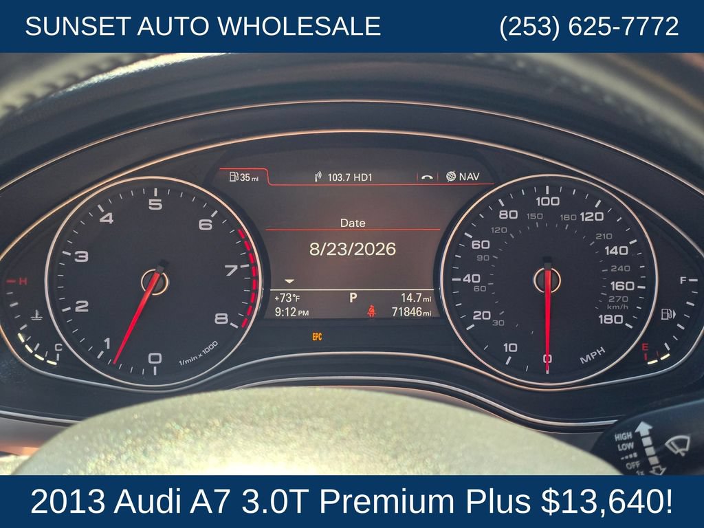 Used 2013 Audi A7 3.0T Premium Plus w/ Premium Plus Pkg AWD/4WD image 30