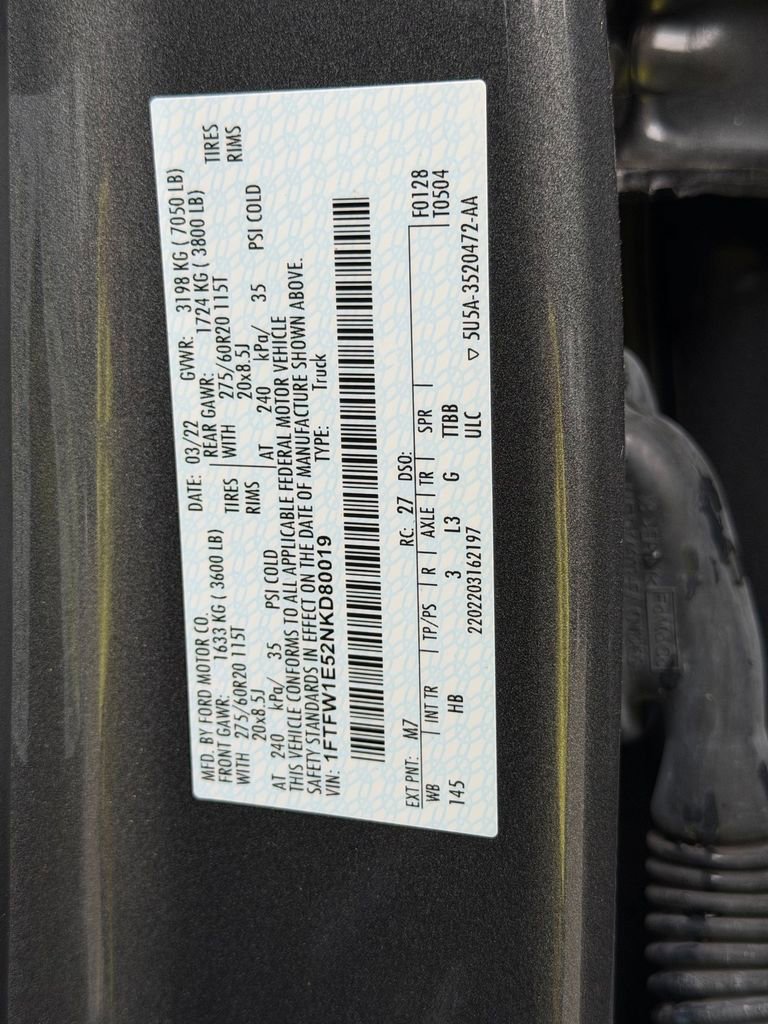 Used 2022 Ford F150 Lariat w/ Equipment Group 502A High AWD/4WD image 34
