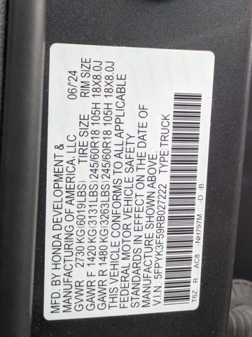 Used 2024 Honda Ridgeline RTL image 25