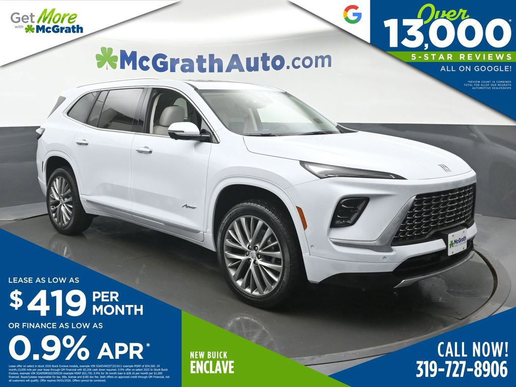 New 2026 Buick Enclave Avenir w/ Super Cruise Package