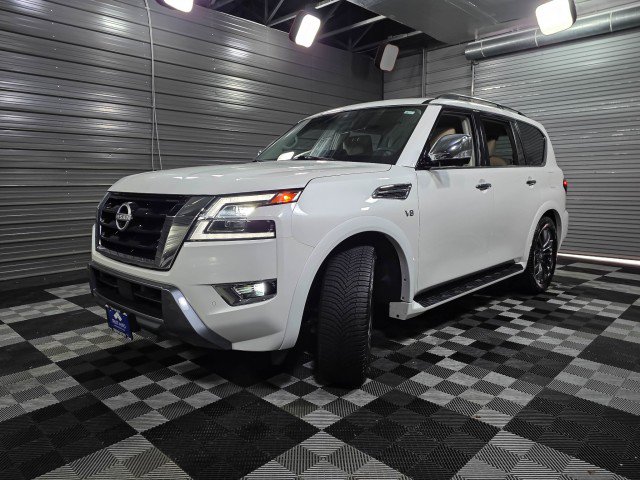 Used 2021 Nissan Armada Platinum w/ Captain's Chairs Package image 45
