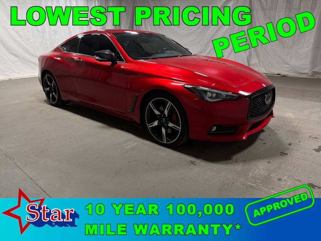 Used 2022 INFINITI Q60 Red Sport 400 w/ Carbon Fiber Package