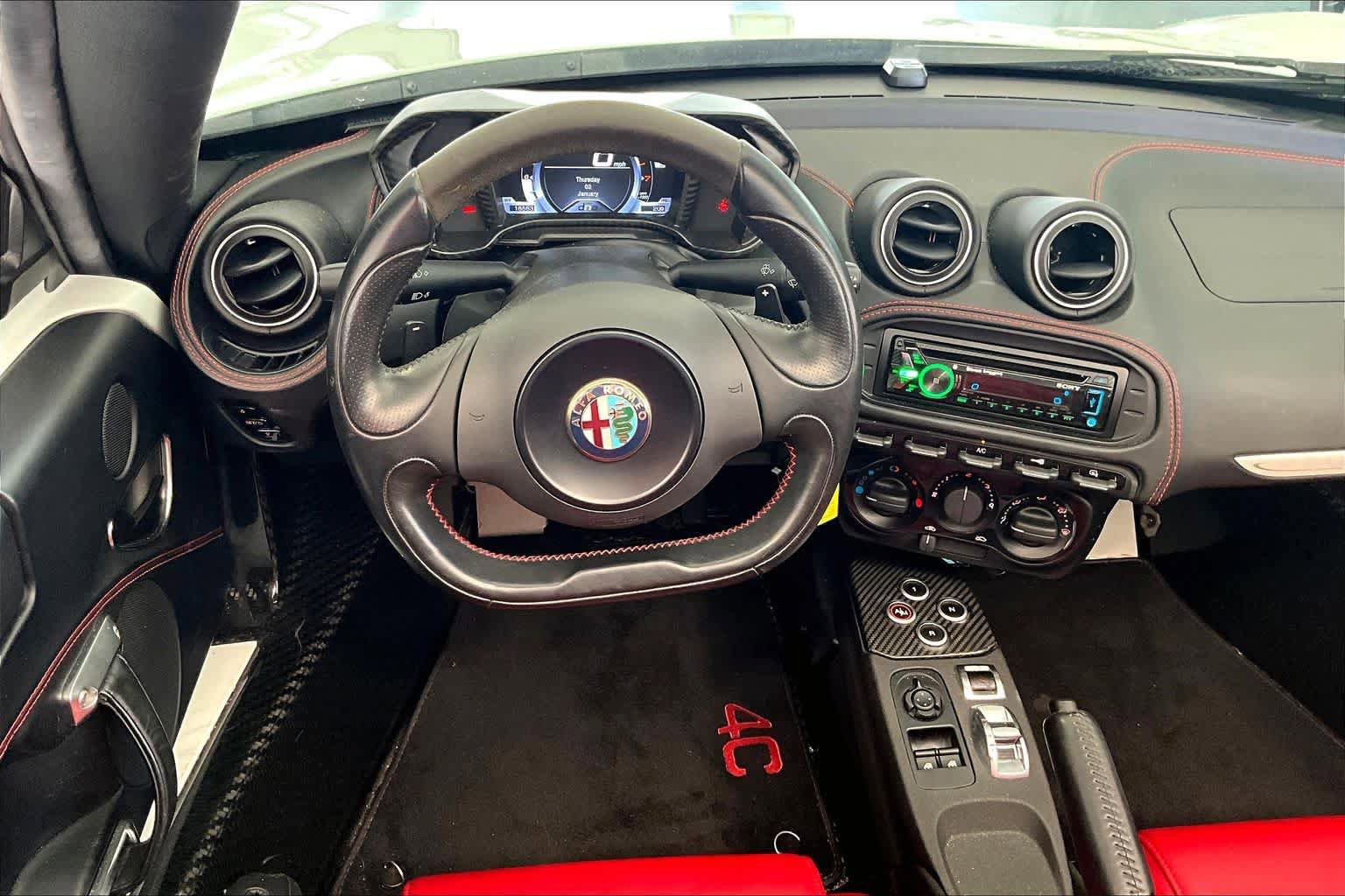 Used 2015 Alfa Romeo 4C Spider w/ Spider Track Package RWD image 6