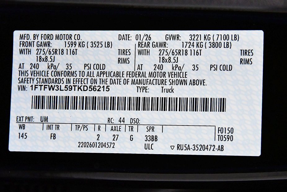 New 2026 Ford F150 XLT w/ Equipment Group 302A MID image 38