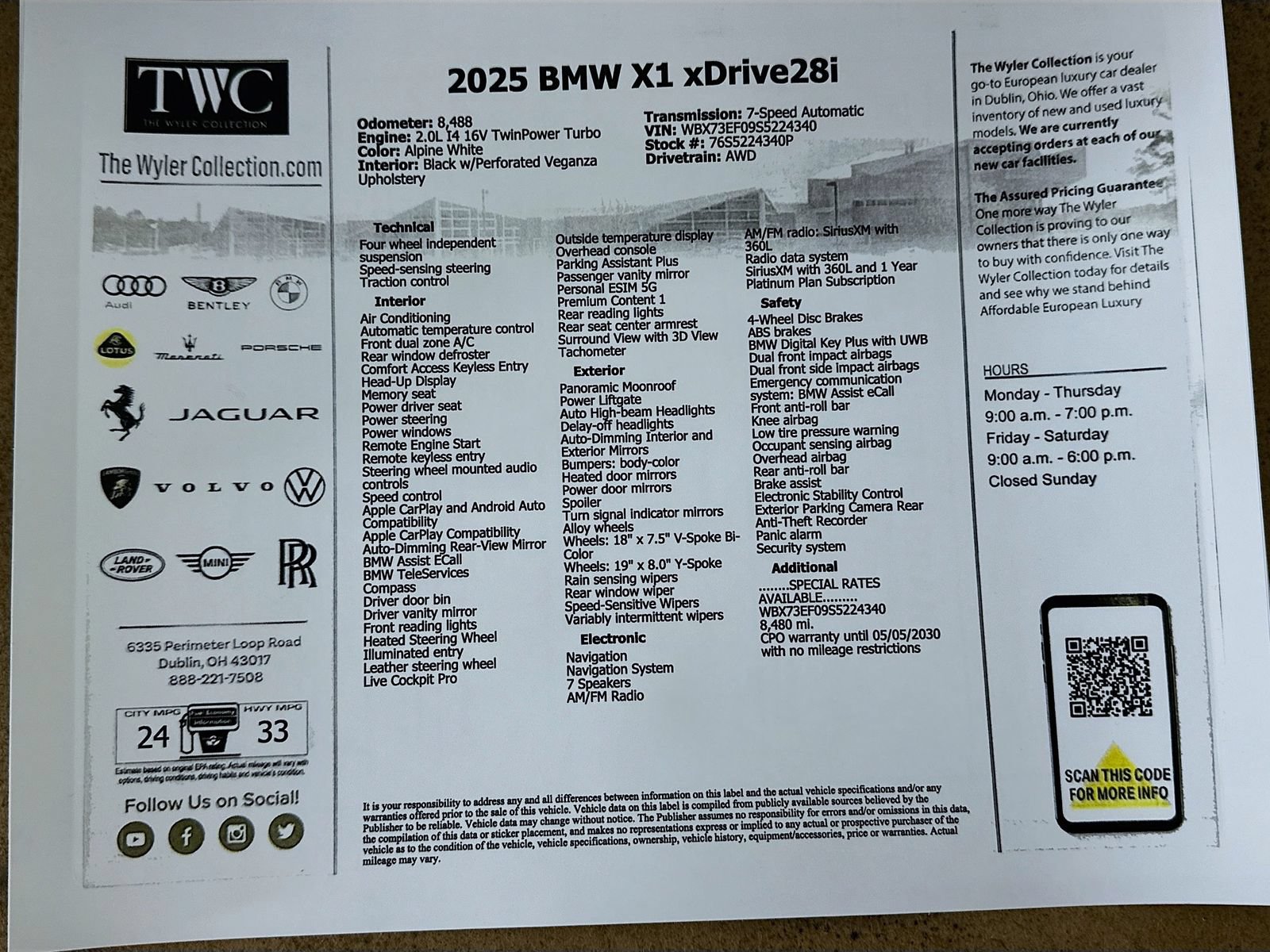 Used 2025 BMW X1 xDrive28i AWD/4WD image 46