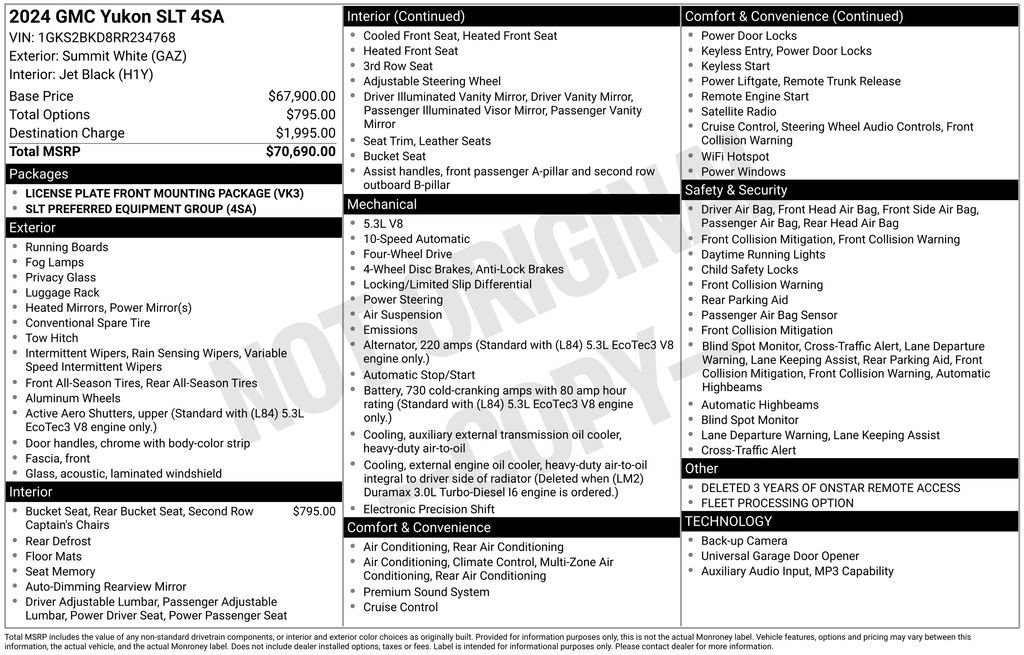 Certified 2024 GMC Yukon SLT AWD/4WD image 11