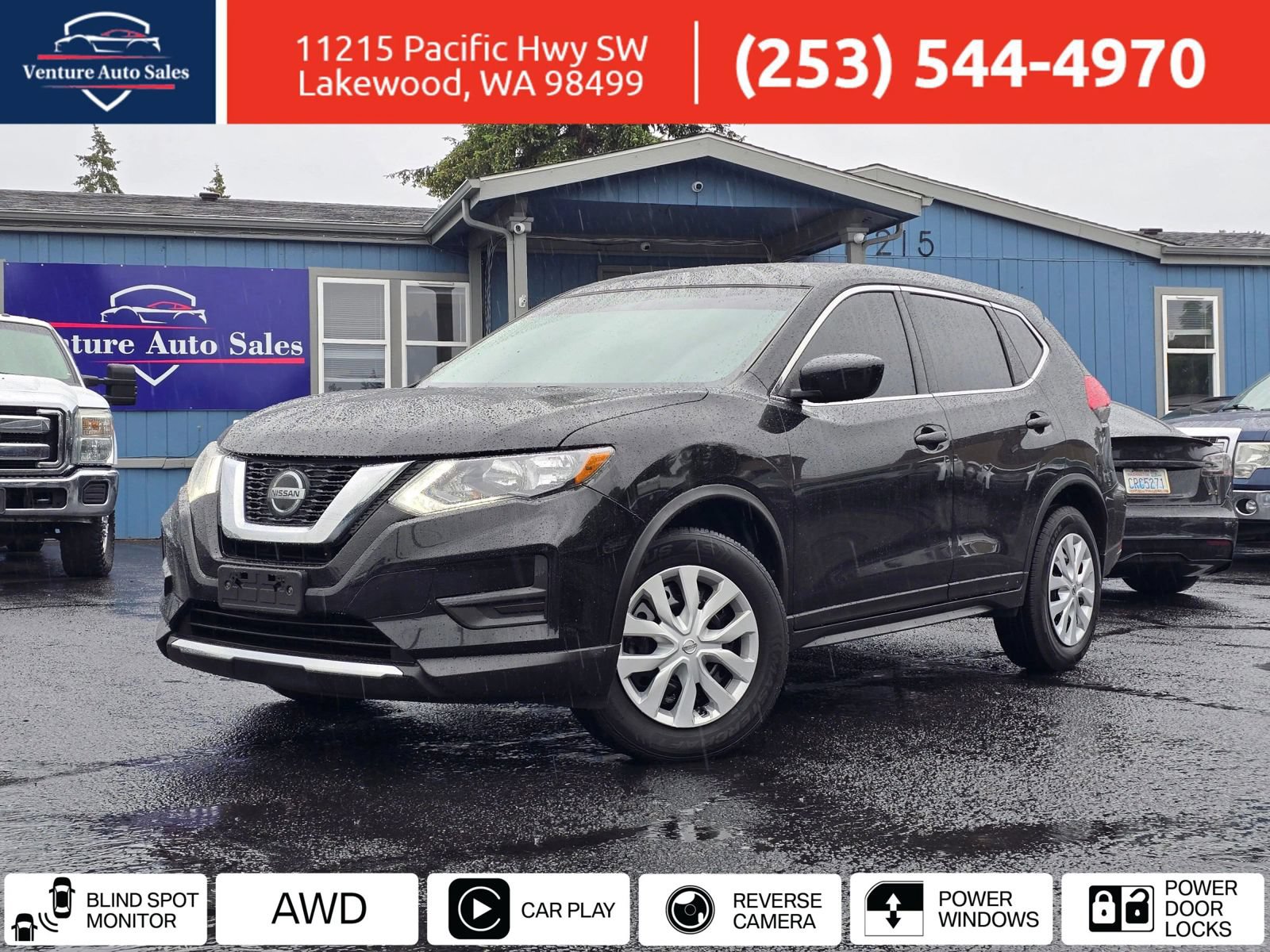 Used 2018 Nissan Rogue S AWD/4WD image 1