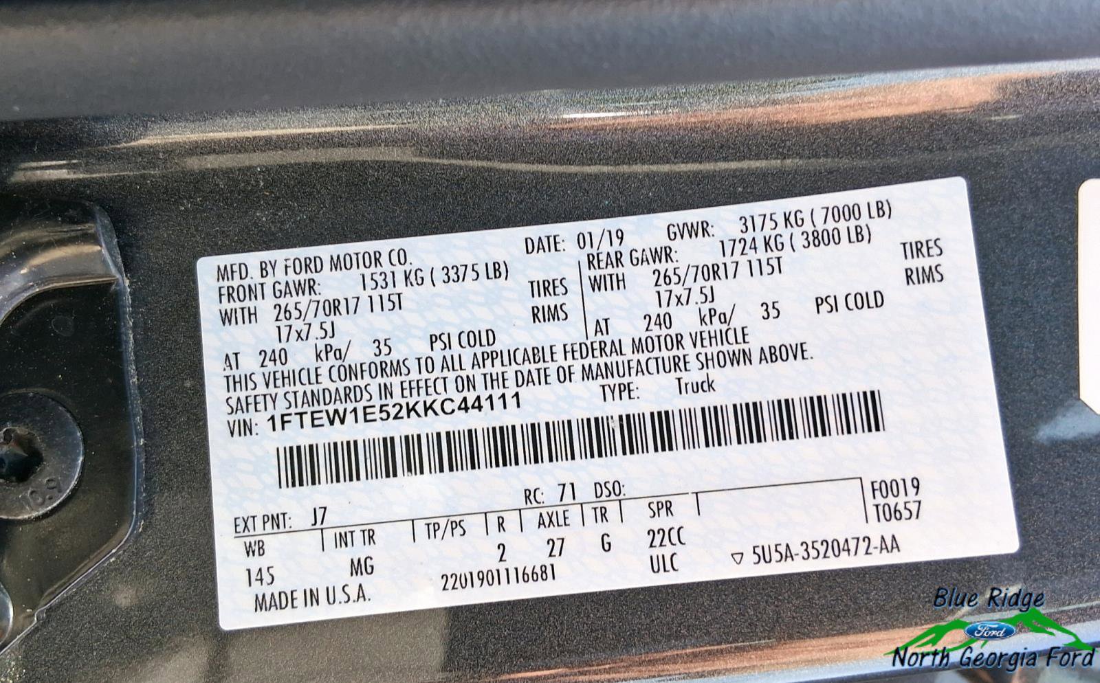 Used 2019 Ford F150 XLT w/ Equipment Group 301A Mid AWD/4WD image 26