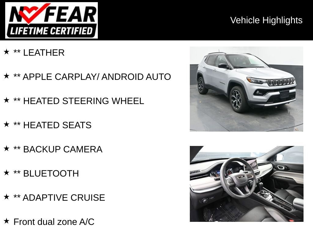 Used 2025 Jeep Compass Limited AWD/4WD image 2